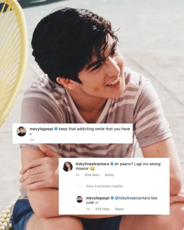 Mavy Legaspi teasing Kyline Alcantara in IG post